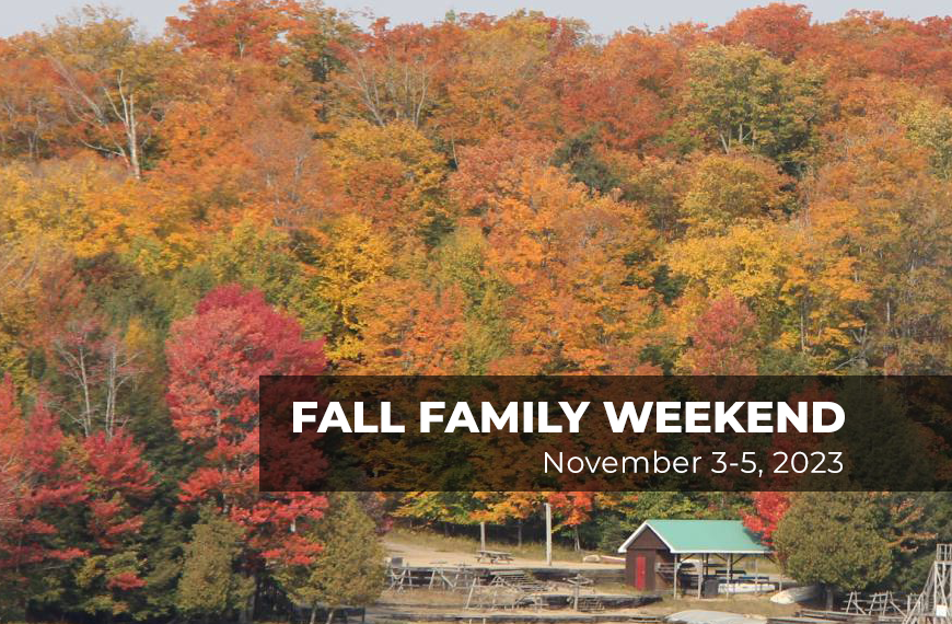 Fall family weekend banner