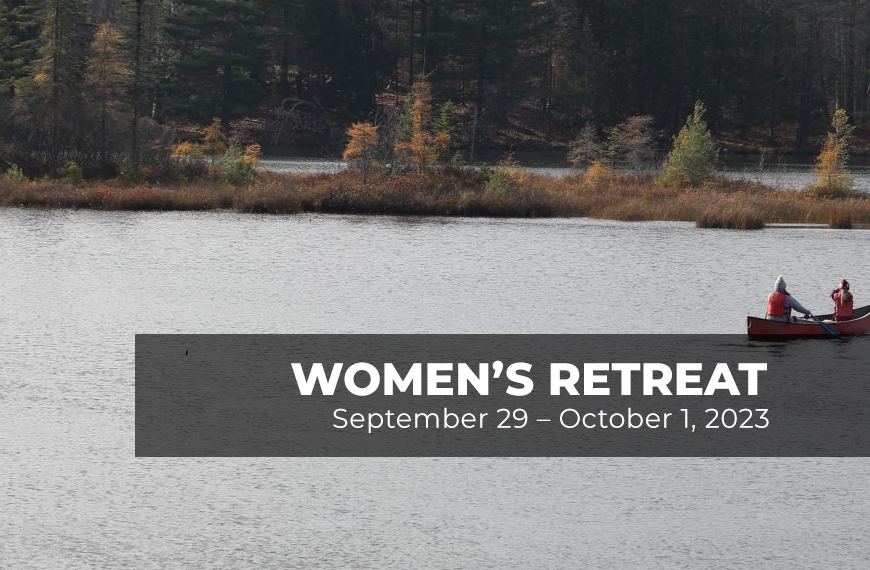 Women's retreat banner
