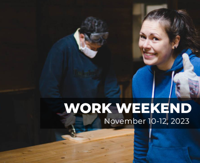 Work weekend banner