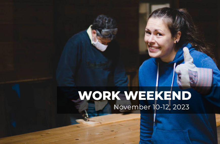 Work weekend banner
